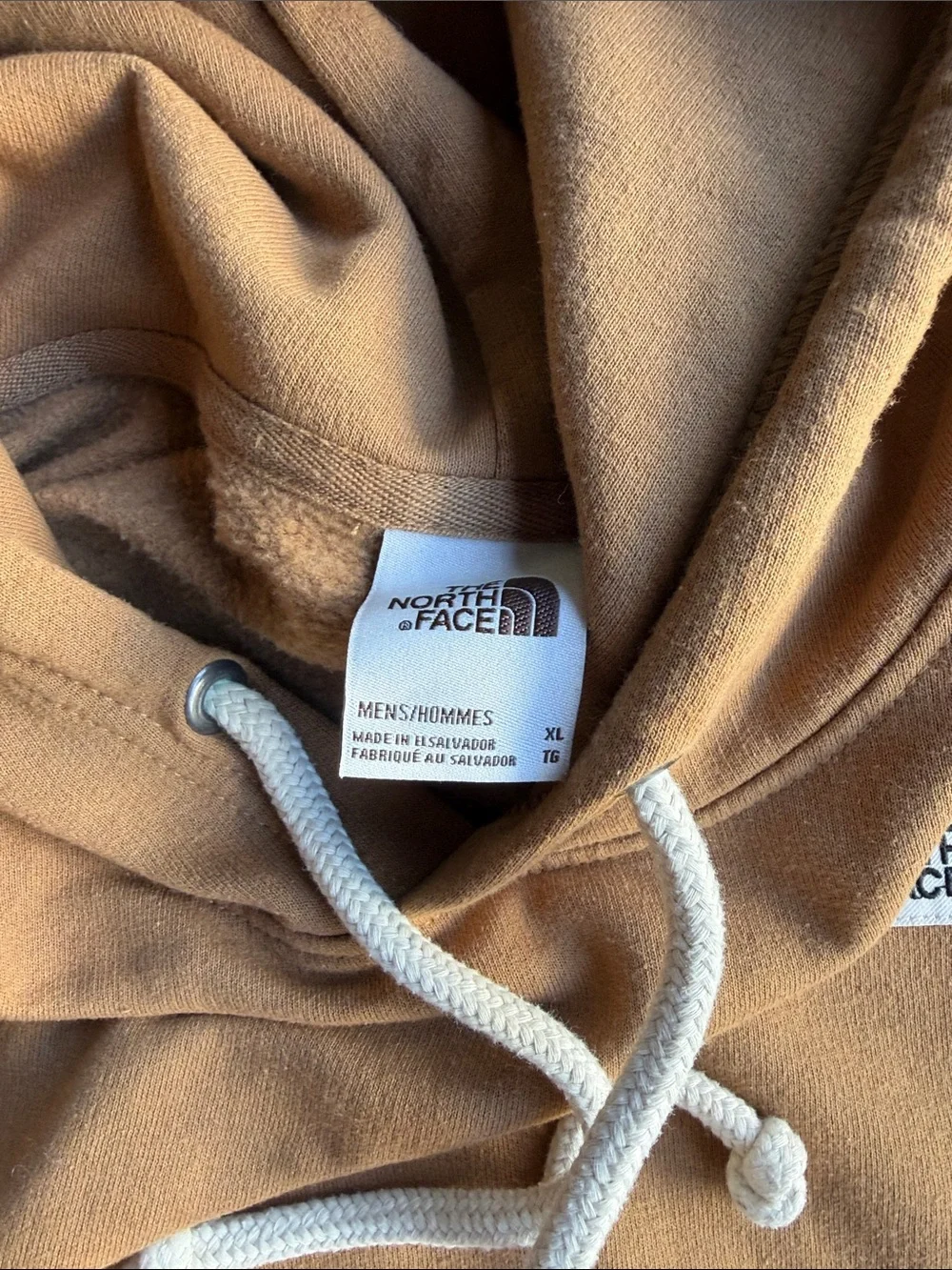 The North Face Men’s Brown Hooded Pullover Sweatshirt